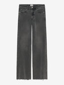 Donkergrijze loose fit jeans