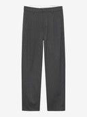 Donker grijze pantalon met pinstripe
