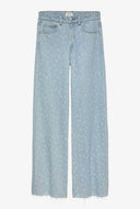 Lichte loose fit jeans met textuur