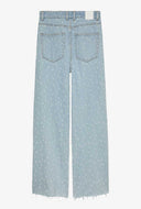 Lichte loose fit jeans met textuur