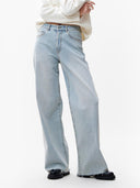 Lichtblauwe loose fit jeans