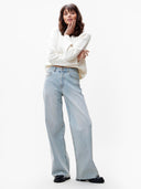 Lichtblauwe loose fit jeans