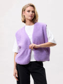 Lila teddy bodywarmer