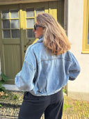 Loose fit denim jacket