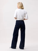 Loose fit jeans dark blue