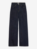 Donkerblauwe loose fit jeans