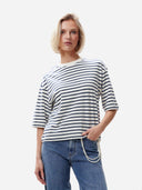 Gestreept loose fit t-shirt