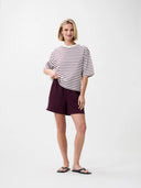 Gestreept loose fit t-shirt