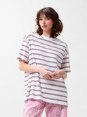 Gestreept oversized t-shirt