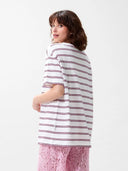 Gestreept oversized t-shirt