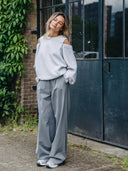 Sweater met open schouders