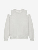 Grijze sweater met cut outs