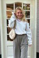 Sweater met open schouders