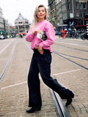 Zwarte loose fit jeans