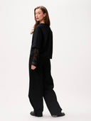 Zwarte top met pailletten
