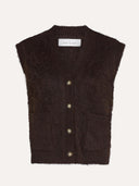 Bruin gilet fauve