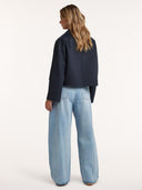 Donkerblauwe jacket heather