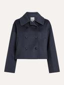 Donkerblauwe jacket heather