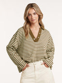 Gestreepte longsleeve krista