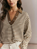 Gestreepte longsleeve krista