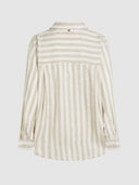 Beige gestreepte blouse abby