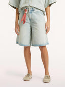 Lichtblauwe denim jorts dae