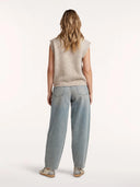 Lichtblauwe barrel jeans aria