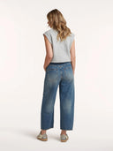 Blauwe barrel jeans cody