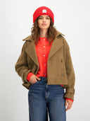 Knalrood vest bodi cardigan