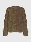 Reversible teddy jas becky jacket