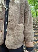 Reversible teddy jas becky jacket