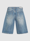 Denim wide leg jorts dae