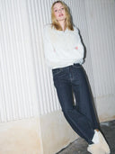 Donker denim broek aria