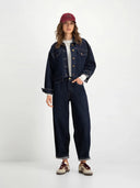 Donkere barrel jeans aria