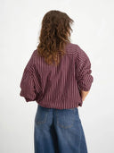 Donkerpaarse blouse yana