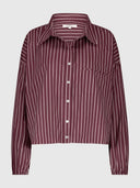 Donkerpaarse blouse yana