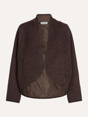 Bruine teddy jacket elle