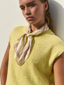 Gele gebreide top brooke