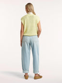 Gele gebreide top brooke