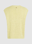 Gele gebreide top brooke