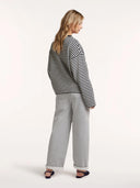 Gestreepte oversized longsleeve hogan