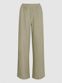 Groene linnenmix broek lio