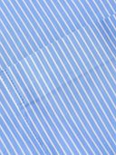 Lichtblauwe gestreepte blouse maureen