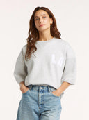 Sweater met halflange mouwen londyn