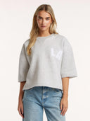 Sweater met halflange mouwen londyn