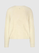 Off white fluffy vest audrey cardigan