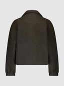 Donkerbruine teddy jas reese jacket