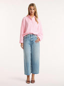 Roze gestreepte blouse elena