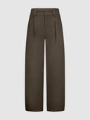 Donkerbruine pantalon sabine pants
