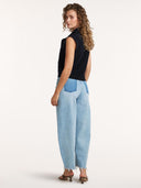Donkerblauwe gilet kyra